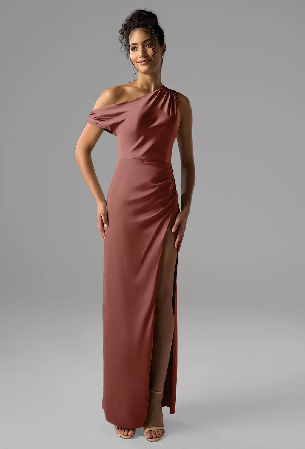 AW Rihanna Desert Rose  Fall Wedding Guest Dresses